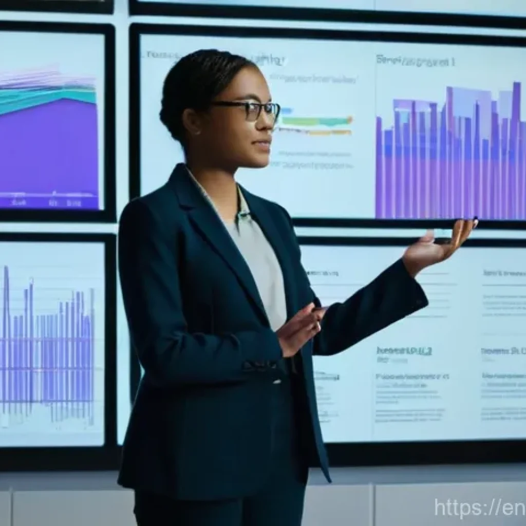 학습 데이터 분석의 효과적인 커뮤니케이션 방법 - **Prompt 1: The Human Story in the Numbers**
* **Description**: A female data scientist, aged ...