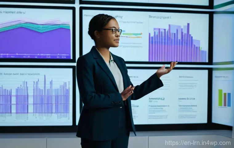 학습 데이터 분석의 효과적인 커뮤니케이션 방법 - **Prompt 1: The Human Story in the Numbers**
* **Description**: A female data scientist, aged ...